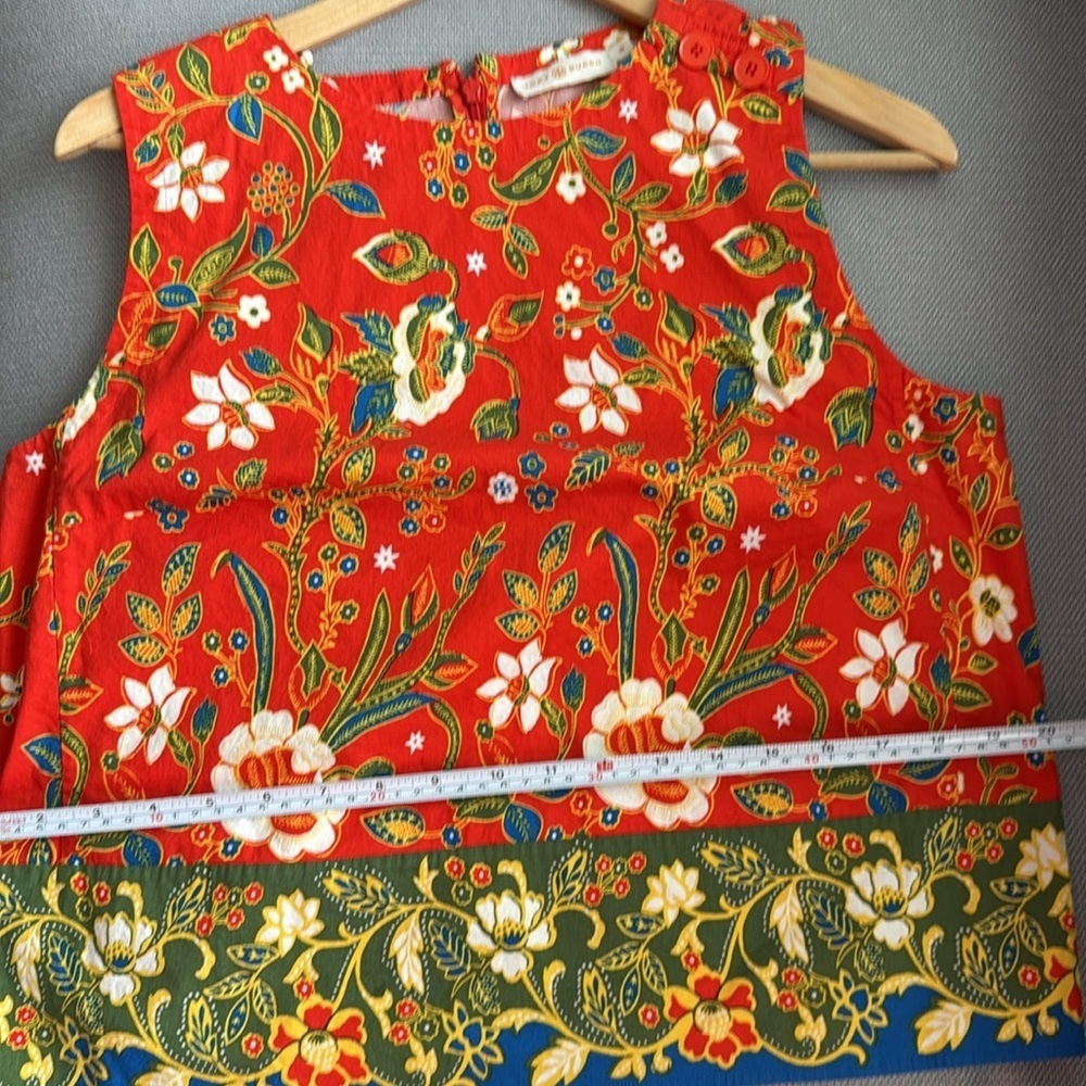 Tory Burch Dayton Samba Batik Flower
Cotton Sleeveless Top - Picture 9 of 10